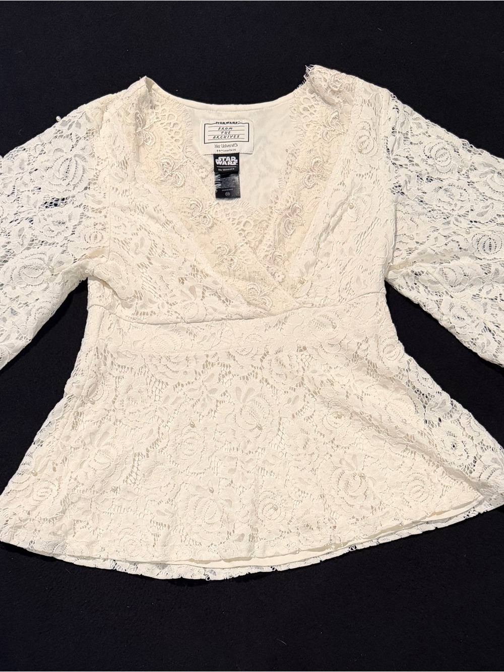 Star Wars Padme Wedding Peplum Top By Her Universe Women’s Size Small - Picture 4 of 11